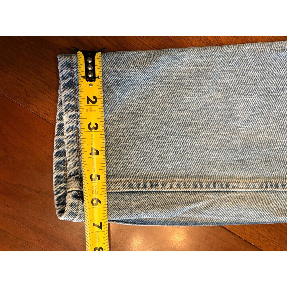 Rare vtg Levi's 550 Jeans Women's 10 USA Made Light Wash Tapered leg Relaxed 90s - Picture 14 of 16